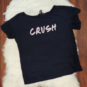 Victoria's Secret Blue and Purple Glitter Crush T-shirt